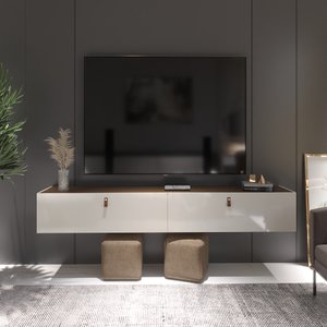 Rack Suspenso para Tv até 70 Polegadas 2 Portas Grécia 180cm