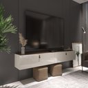 Ver imagem 4 de Rack Suspenso para Tv até 70 Polegadas 2 Portas Grécia 180cm