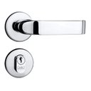 Ver imagem 1 de Fechadura Maçaneta Rubi União Mundial - Cromado - Externa