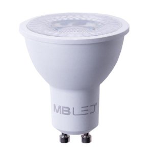 Kit 6 Lampada Led Mr16 6w Dicroica 3000k Branco Quente Lup06