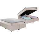 Ver imagem 2 de Cama Box Baú Crc Queen +Colchão Ortopédico Shelby Hellen 158