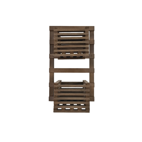 1 Treliça Pinus 30x50 + 2 Cachepô 18x18 Jardim Vertical