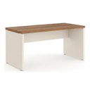 Ver imagem 5 de Mesa de Escritório 1,70×0,70m sem Gavetas Nogal Sevilha / Champanhe