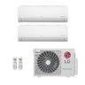 Ar-Condicionado Multi Split Inverter LG 18.000 BTUs (1x Evap HW 7.000 + 1x Evap HW 12.000) Quente/Frio 220V - 1