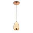 Ver imagem 1 de Pendente Dourado Cristal 14cm Led 5w 3000k Bivolt Paris Luz