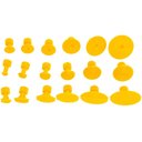 Ver imagem 1 de Ventosas de Nylon para Martelinho de Ouro 18 Peças Vonder