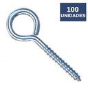 Ver imagem 1 de 100 Pitão Parafuso Gancho para Bucha de 6mm - Starfer