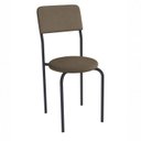Ver imagem 3 de Conjunto de Mesa Completo com 4 Cadeiras Estofadas Cmc1003prf Kappesberg Crome