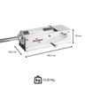 Ensacadeira Manual de Linguiça Skymsen El7 Horizontal Inox 7 Litros 707139 - 3