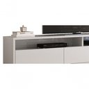 Ver imagem 3 de Rack Bancada para Tv Aspen Branco - Moveisaqui