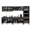 Ver imagem 2 de Cozinha Modulada Completa 301,5cm Milano Multimóveis Mp2403 Cinza