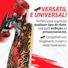 Suporte de Parede para Longboard - Estabilidade e Estilo-longboard/skate/cruiser/esporte- Preto - 4