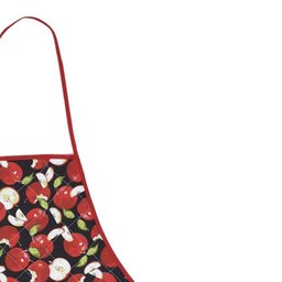 Avental de Cozinha Matelado 68cm X 48cm Estampado com Forro Plastificado Tecido Misto - Maça - 6