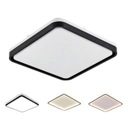 Lustre Plafon 3 em 1 LED Sobrepor Iluminaçao Moderno Decoraçao Quarto Sala de Estar Jantar Recepçao  - 1