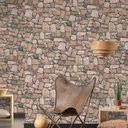 Ver imagem 1 de Papel de Parede Attractive 2 Pedra Bege 692412