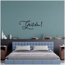 Ver imagem 2 de Adesivo Decorativo Parede Gratidão Fama Adesivos Adesivo Frase Gratidão
