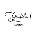Ver imagem 3 de Adesivo Decorativo Parede Gratidão Fama Adesivos Adesivo Frase Gratidão