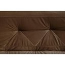 Ver imagem 3 de Sofá Cama 1,80m Flavia Suede Marrom Rover & Beato