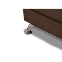 Ver imagem 6 de Sofá Cama 1,80m Flavia Suede Marrom Rover & Beato