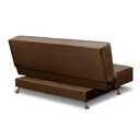 Ver imagem 5 de Sofá Cama 1,80m Flavia Suede Marrom Rover & Beato