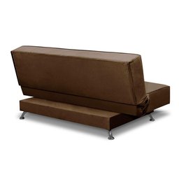 Sofá Cama 1,80m Flavia Suede Marrom Rover & Beato - 5