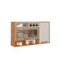 Ver imagem 1 de Armário Aéreo de Cozinha Itatiaia Nápoles 120cm 2 Porta com Vidro e Nincho