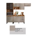 Ver imagem 2 de Cozinha Modulada Firenze 260m C/tampo Mdp 120m Suave Ao Toque-amêndola Touch/ Nude Prime Tx Demóbile