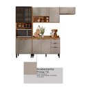 Ver imagem 2 de Cozinha Modulada Firenze 260m C/tampo Mdp 120m Suave Ao Toque-amêndola Touch/ Nude Prime Tx Demóbile