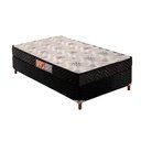 Ver imagem 1 de Cama Box Solteiro: Colchão Espuma Paropas D33 Pasquale + Base CRC Suede Black(88x188)