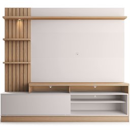 Estante Home para Tv 65 Polegadas Maceio Freijo Off White Clb - 5