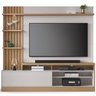 Estante Home para Tv 65 Polegadas Maceio Freijo Off White Clb - 1