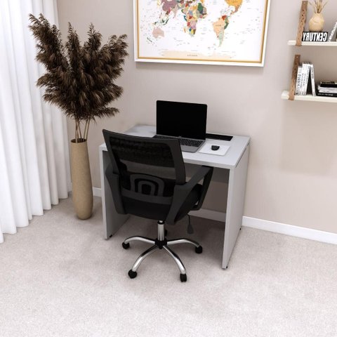 Plataforma Trabalho 90cm X 60cm 1 Cx de Tomada Pé Painel F5 Cor:cinza