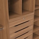Ver imagem 7 de Guarda Roupas Mdf Portas Correr Gavetas Porta Jóia Montclair