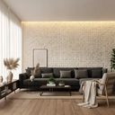 Ver imagem 2 de Painel Lamina Flexível Mosaico Romano Travertino Concave Bege