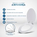 Ver imagem 5 de Assento Sanitário Soft Close Absolute Cobalto para Vaso Ideal Standard