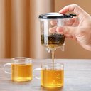 Ver imagem 4 de Chaleira Vidro 900ml com Infusor Bule Grande para Chá e Café