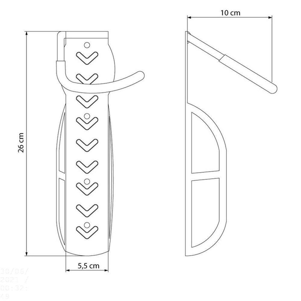Suporte de Parede Vertical Tramontina para Bicicletas Tramontina - 3