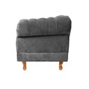Ver imagem 3 de Poltrona Chesterfield Capitonê Duque Suede Cinza Chumbo Decoração, Recepção, Salas de Tv e Estar