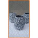 Ver imagem 1 de Saboneteira em Cerâmica Granulado Cinza - Oikos