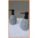 Ver imagem 2 de Saboneteira em Cerâmica Granulado Cinza - Oikos