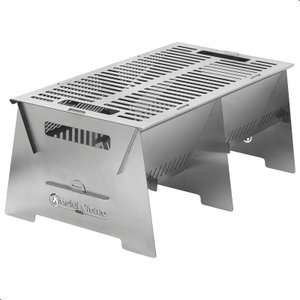 Churrasqueira Portátil Desmontável Inox Camping S-grill.inox