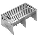 Ver imagem 2 de Churrasqueira Portátil Desmontável Inox Camping S-grill.inox