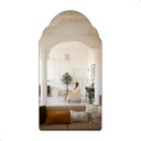 Ver imagem 2 de Espelho Orgânico Decorativo Grande 60x110cm - Mod. Marrocos Preto