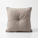 Ver imagem 4 de Kit 2 Almofadas Cheia Boucle Decorativa Moderna Elegante Fibra Siliconada Sala Quarto Poltrona Sofa
