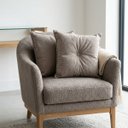 Ver imagem 3 de Kit 2 Almofadas Cheia Boucle Decorativa Moderna Elegante Fibra Siliconada Sala Quarto Poltrona Sofa