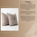 Ver imagem 7 de Kit 2 Almofadas Cheia Boucle Decorativa Moderna Elegante Fibra Siliconada Sala Quarto Poltrona Sofa