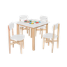 Kit Colore Mesa com 4 Cadeiras Infantil:branca - 2