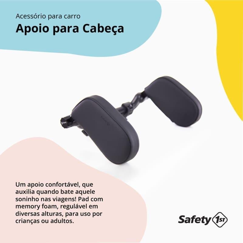 Apoio Encosto de Cabeça Bebê Infantil Adulto Black Safety1st - 2