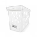Ver imagem 3 de Caixa Multiuso Organizadora Retangular 21L Transparente em Polipropileno com Aberturas Laterais
