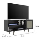 Ver imagem 3 de Rack de Tv até 65 Pol. Cuenca com 1 Porta - Preto